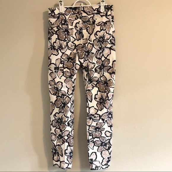 CAMBIO watercolour painted floral slim fit jeans - Picture 3 of 10